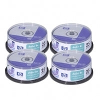 HP 100-Discs 8x DVD+R (KIT Four 25-Pack Spindles)